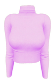 The Annex - Audrey Turtleneck - Violet