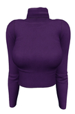 The Annex - Audrey Turtleneck - Purple