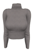 The Annex - Audrey Turtleneck - Gray