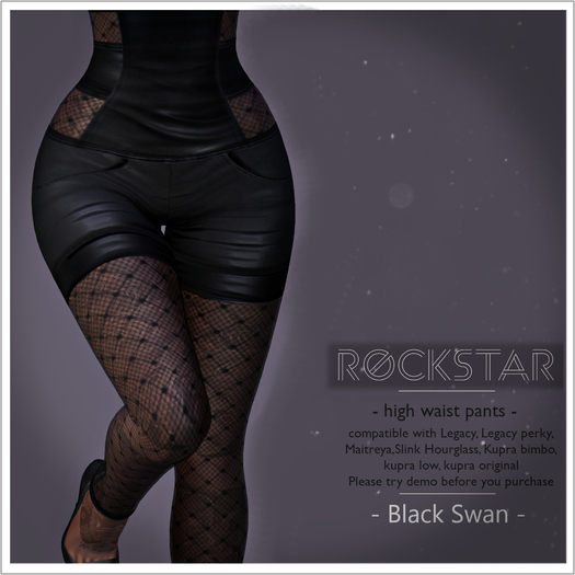 ! Black Swan ! Rockstar pants dots