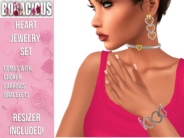 [:B:] Heart Jewelry Set *ADD ME*