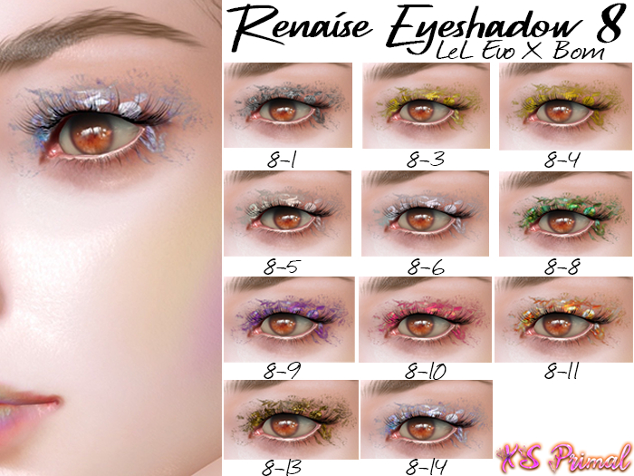 XS Primal EvoX Renaise Eyeshadow 8