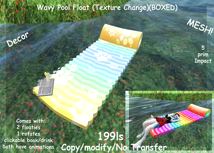 Wavy Pool Float (Texture Change)(BOXED)