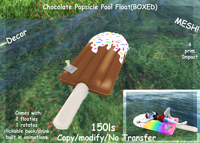 Chocolate Popsicle Pool Float(BOXED)