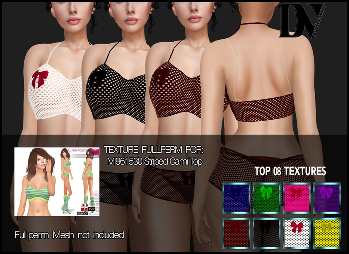 DV- MI961530 Striped Cami Top - TEXTURE