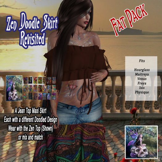 DFF Zen Doodle Skirt V2 #Fatpack