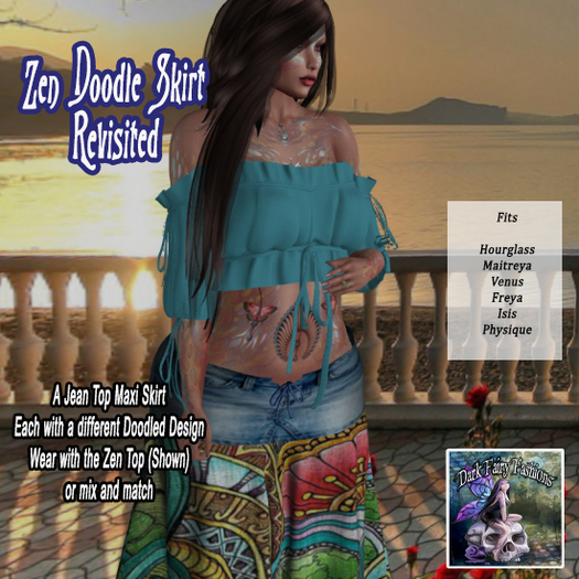 DFF Zen Doodle Skirt V2 #15