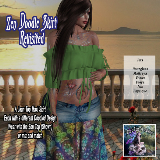 DFF Zen Doodle Skirt V2 #13