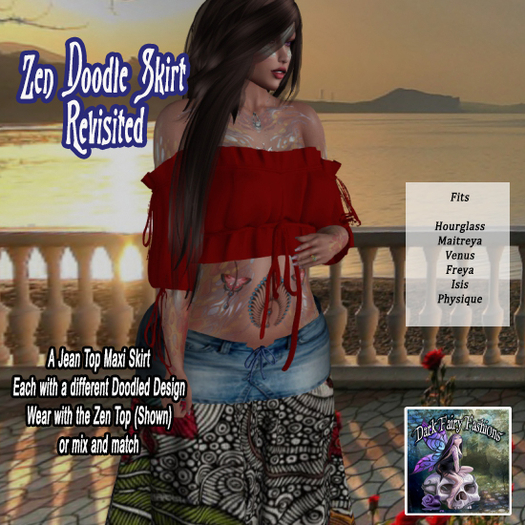 DFF Zen Doodle Skirt V2 #6