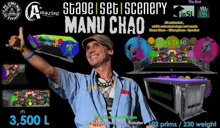 Manu Chao Stage Box