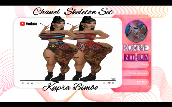 Romwe - Skeleton & chanel Fatpack