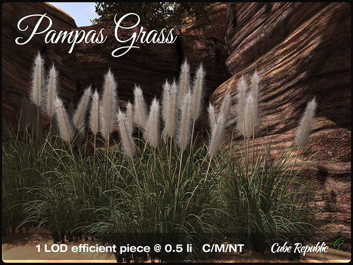 Pampas Grass Mesh & Materials 