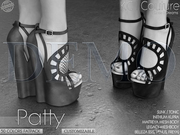 *DEMO* -KC- PATTY WEDGES / 50 COLORS FATPACK