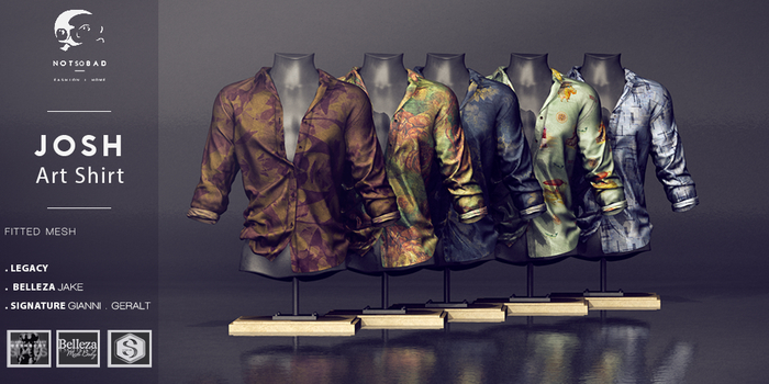 not so bad . mesh . JOSH Art shirt . FullPack . X5