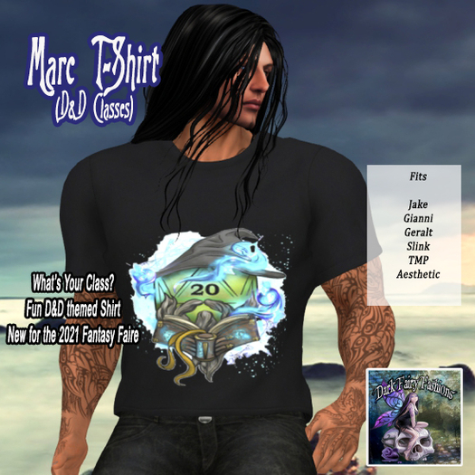 DFF Marc T-Shirt (Character Class) Wizard