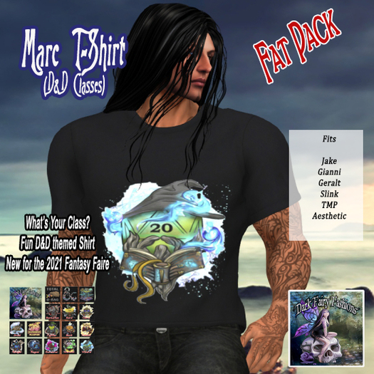 DFF Marc T-Shirt (Character Class) Fatpack
