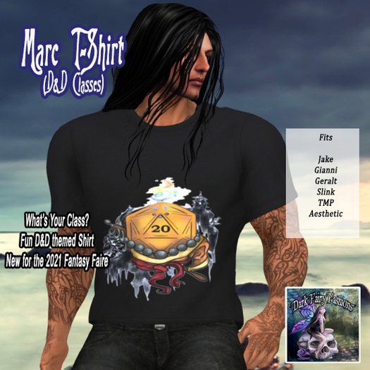 DFF Marc T-Shirt (Character Class)  Monk