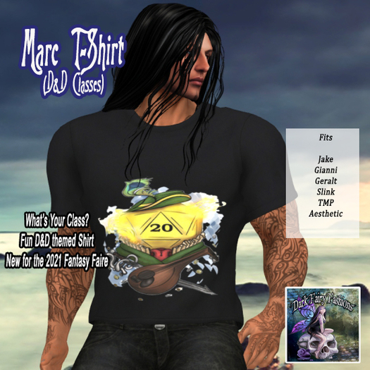 DFF Marc T-Shirt (Character Class)  Bard