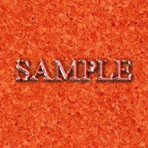 Zoy Texture [ Cork ] Seamless - Orange