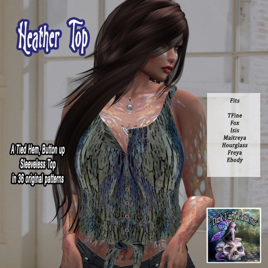 DFF Heather Top (Bark) #21