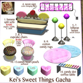 3. Kei's Sweet Things Gacha (yellow chair) RARE