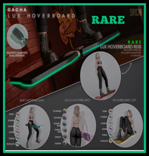 SINCHI - Lux Hoverboard [RGB] RARE