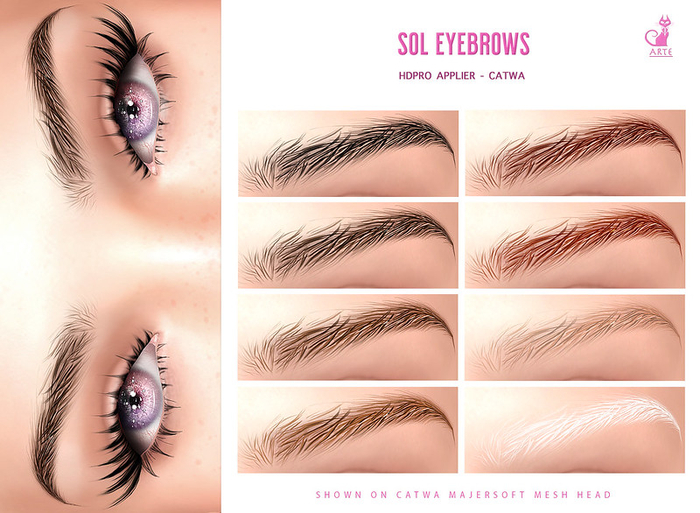 A R T E - Sol Eyebrows [Catwa HDPRO]