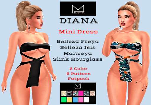 MUDAK - DIANA DRESS FATPACK