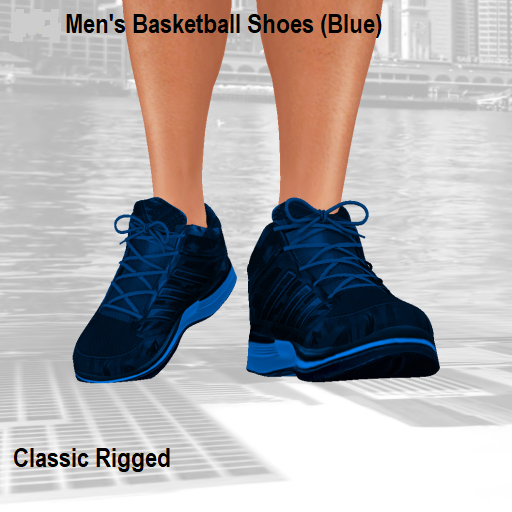 Men's Basketball Shoes (Blue) 6