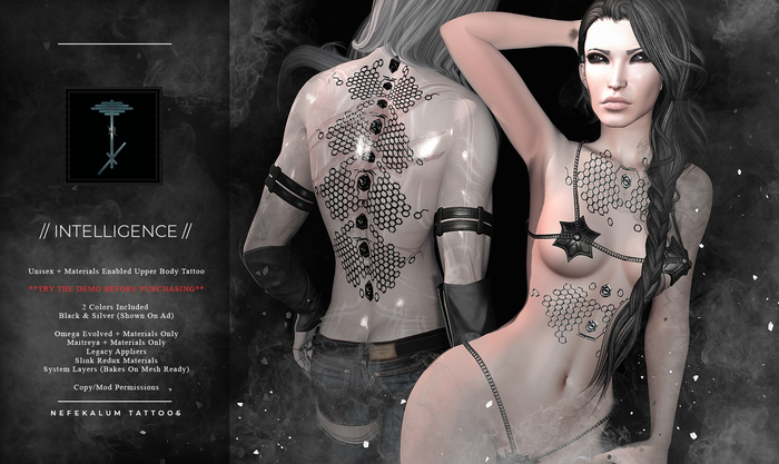 Nefekalum Tattoos - Intelligence DEMO