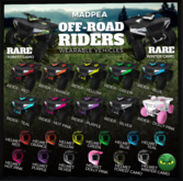 MadPea Off-Road Riders Helmet - Teal