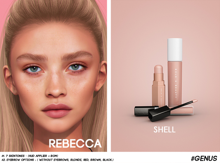 Bold & Beauty :: Rebecca (Genus App) - Shell.