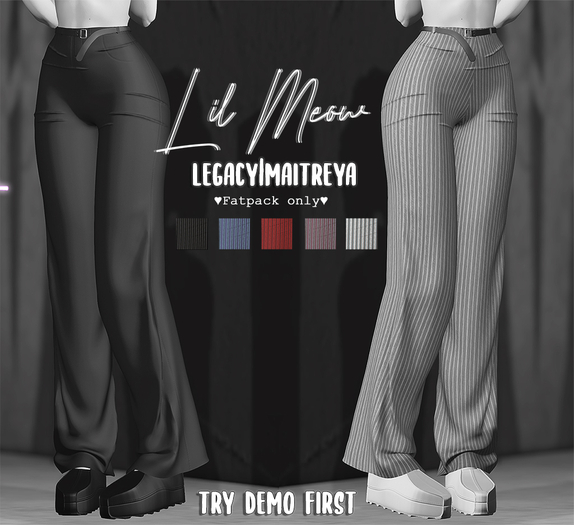 -Lil Meow- Barbara Pants - DEMO