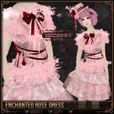 =^.^= Curious Kitties - [Limited Edition] Enchanted Rose Dress