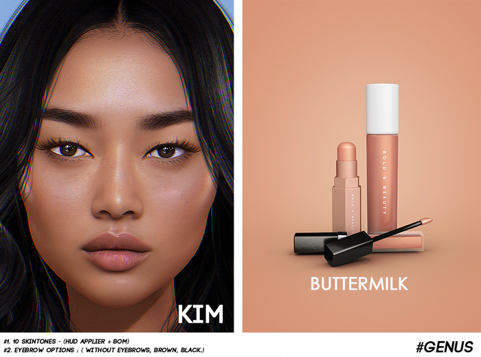 Bold & Beauty :: Kim (Genus App) - Buttermilk.