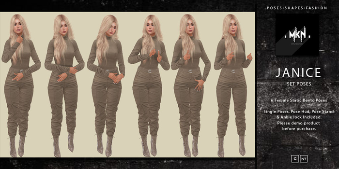 . MKN . Janice Set Poses 