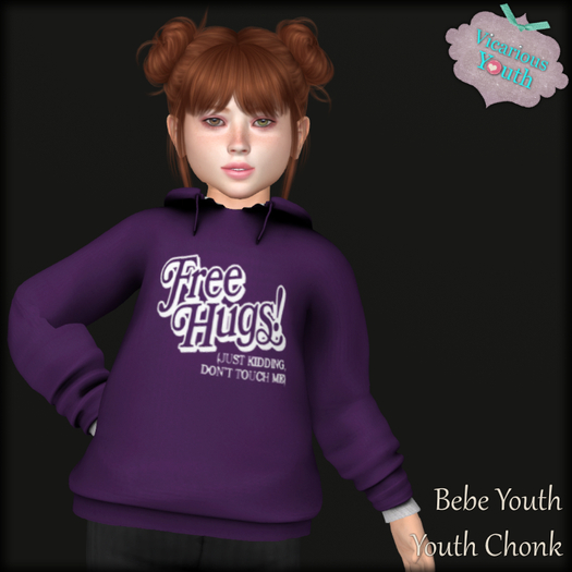 {V*Y} Baggy Hoodie - Free Hugs JK - BYouth