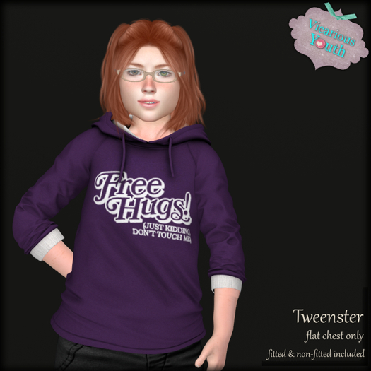 {V*Y} Tweenster Hoodie - Free Hugs JK