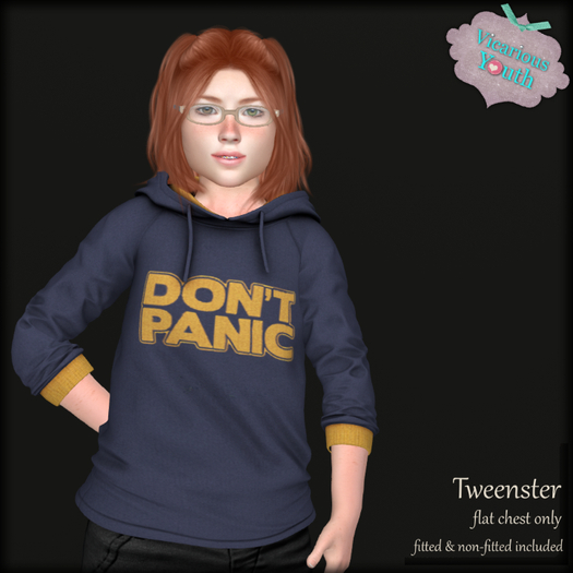 {V*Y} Tweenster Hoodie - Don't Panic