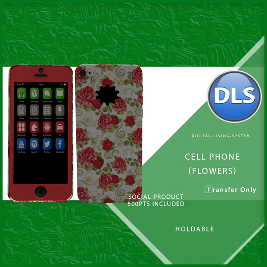 DLS Social - Cell Phone (Flowers)
