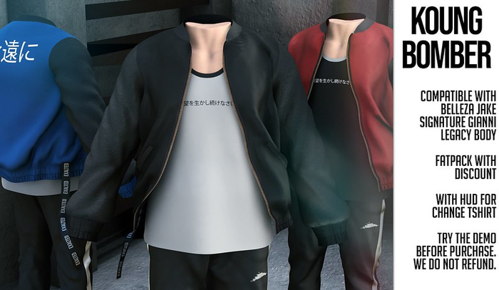 ExalteD - Koung Bomber {Belleza/Signature/Legacy} Black