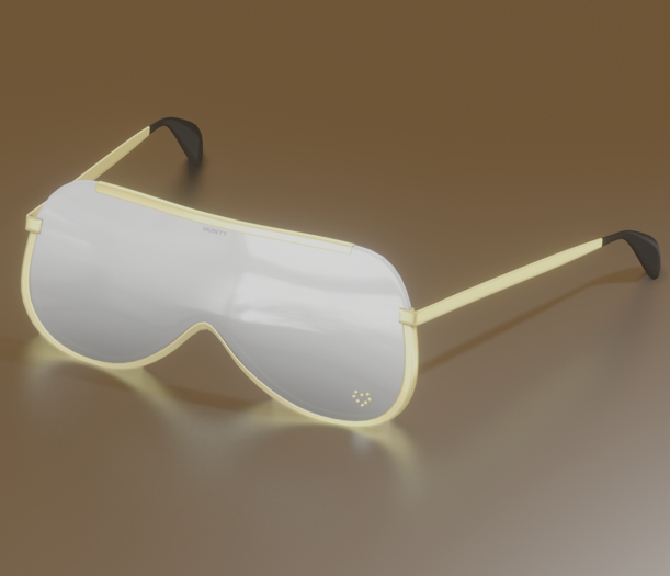 [HUNTT] - Rewind Shades - White