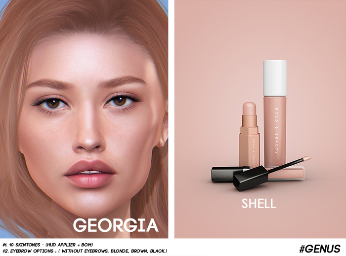 Bold & Beauty :: Georgia (Genus App) - Shell.
