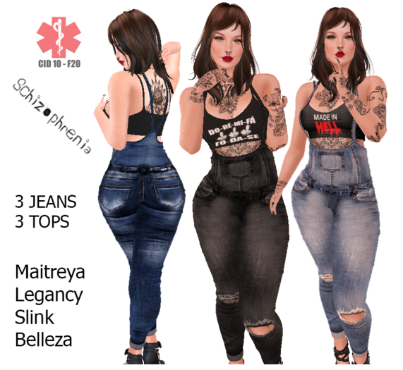 SCHIZOPHRENIA [TOP+JUMPSUIT] MADE IN HELL