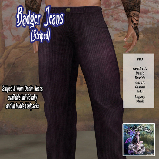 DFF Badger Jeans (Striped) #4
