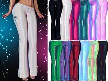 Lacey Laced Up Flare Pants [Holo Pack] - Maitreya Lara • Legacy • Freya
