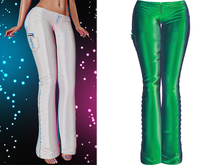 Lacey Laced Up Flare Pants [Holo Alien] - Maitreya Lara • Legacy • Freya