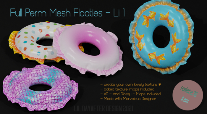 Full Perm Mesh Floaties Li 1 (wear)