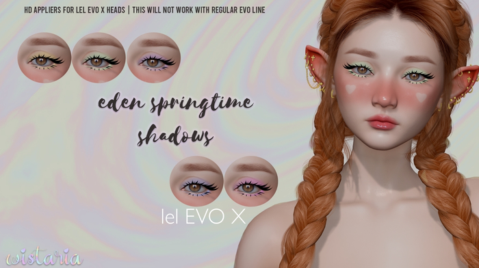 { wistaria } // eden springtime shadows - lel evo x
