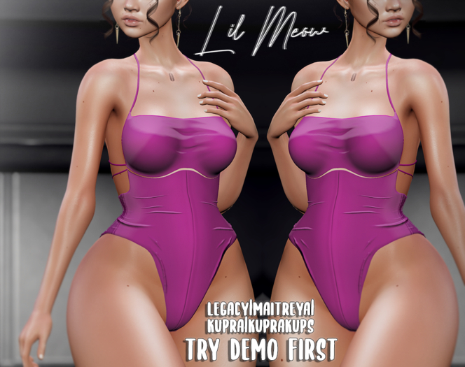 -Lil Meow- Zalina Bodysuit - ROSE